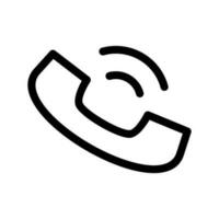 teléfono icono vector símbolo diseño ilustración