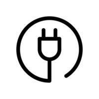 Plug Icon Vector Symbol Design Illustration