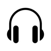 Headphone Icon Vector Symbol Design Illustration