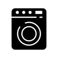 Washing Machine Icon Vector Symbol Design Illustration