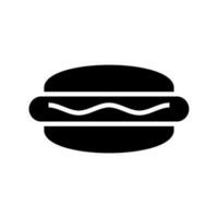 Burger Icon Vector Symbol Design Illustration