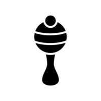 Rattle Icon Vector Symbol Design Illustration