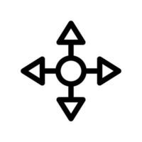 Move Icon Vector Symbol Design Illustration