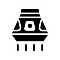 Space Capsule Icon Vector Symbol Design Illustration