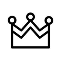 Crown Icon Vector Symbol Design Illustration