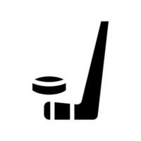 hielo hockey icono vector símbolo diseño ilustración