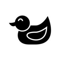 Pato icono vector símbolo diseño ilustración