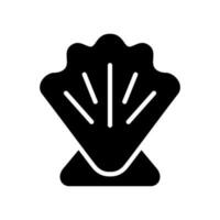 Shell Icon Vector Symbol Design Illustration