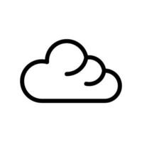 nube icono vector símbolo diseño ilustración