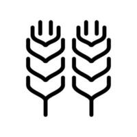 Wheat Icon Vector Symbol Design Illustration