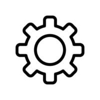 Settings Icon Vector Symbol Design Illustration