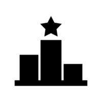 Podium Icon Vector Symbol Design Illustration