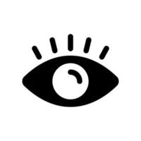 ojo icono vector símbolo diseño ilustración