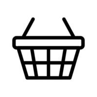 Basket Icon Vector Symbol Design Illustration