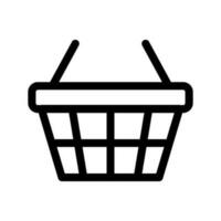 Basket Icon Vector Symbol Design Illustration