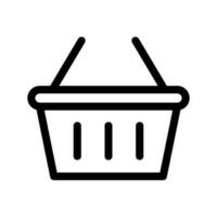 Basket Icon Vector Symbol Design Illustration