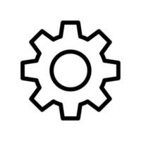 Settings Icon Vector Symbol Design Illustration