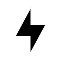 Lightning Icon Vector Symbol Design Illustration