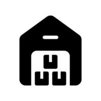 Warehouse Icon Vector Symbol Design Illustration