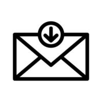 Inbox Icon Vector Symbol Design Illustration