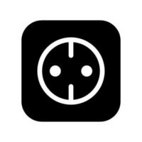 Socket Icon Vector Symbol Design Illustration