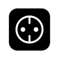 Socket Icon Vector Symbol Design Illustration