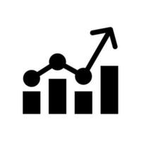 Chart Up Icon Vector Symbol Design Illustration