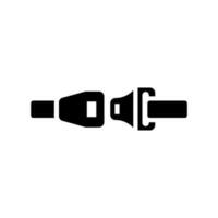 Seat Belt Icon Vector Symbol Design Illustration