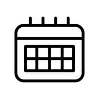 calendario icono vector símbolo diseño ilustración