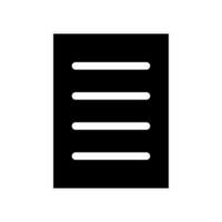 Document Icon Vector Symbol Design Illustration