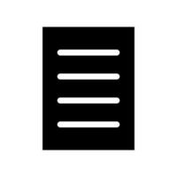 Document Icon Vector Symbol Design Illustration