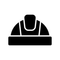 Mining Helmet Icon Vector Symbol Design Illustration