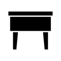 Table Icon Vector Symbol Design Illustration