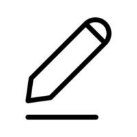 Write Icon Vector Symbol Design Illustration