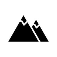 Mountains Icon Vector Symbol Design Illustration