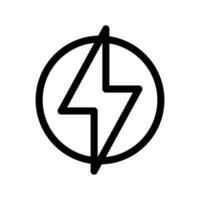 Electric Icon Vector Symbol Design Illustration