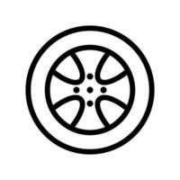 Tire Icon Vector Symbol Design Illustration