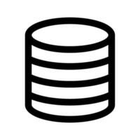 Database Icon Vector Symbol Design Illustration