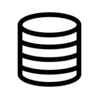 Database Icon Vector Symbol Design Illustration