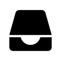 archivo gabinete icono vector símbolo diseño ilustración