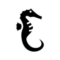 Seahorse Icon Vector Symbol Design Illustration