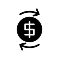 Reload Money Icon Vector Symbol Design Illustration