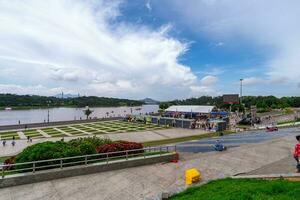 Da Lat, Viet Nam - 3 June 2023 Beautiful morning of Lam Vien square on the shore of Xuan Huong lake. In Vietnam photo