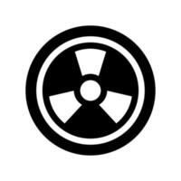 Radiation Icon Vector Symbol Design Illustration