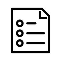 List Icon Vector Symbol Design Illustration