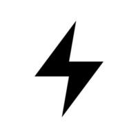 Lightning Icon Vector Symbol Design Illustration