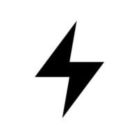 Lightning Icon Vector Symbol Design Illustration