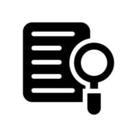 Research Icon Vector Symbol Design Illustration