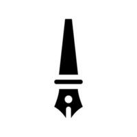 Fountain Pen Icon Vector Symbol Design Illustration