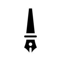 Fountain Pen Icon Vector Symbol Design Illustration